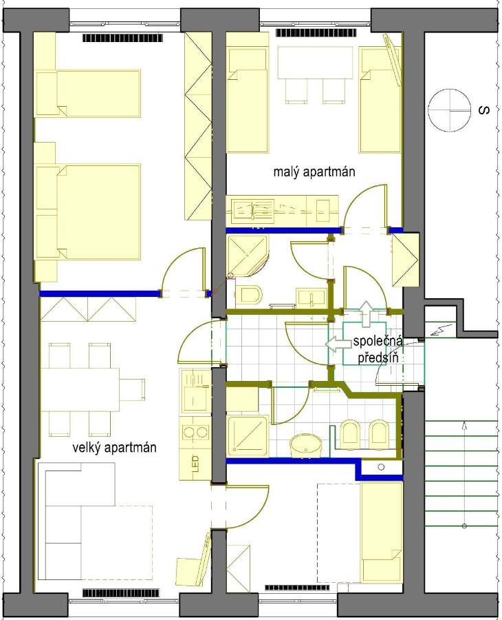 Apartmany 1050 Kvilda Eksteriør billede